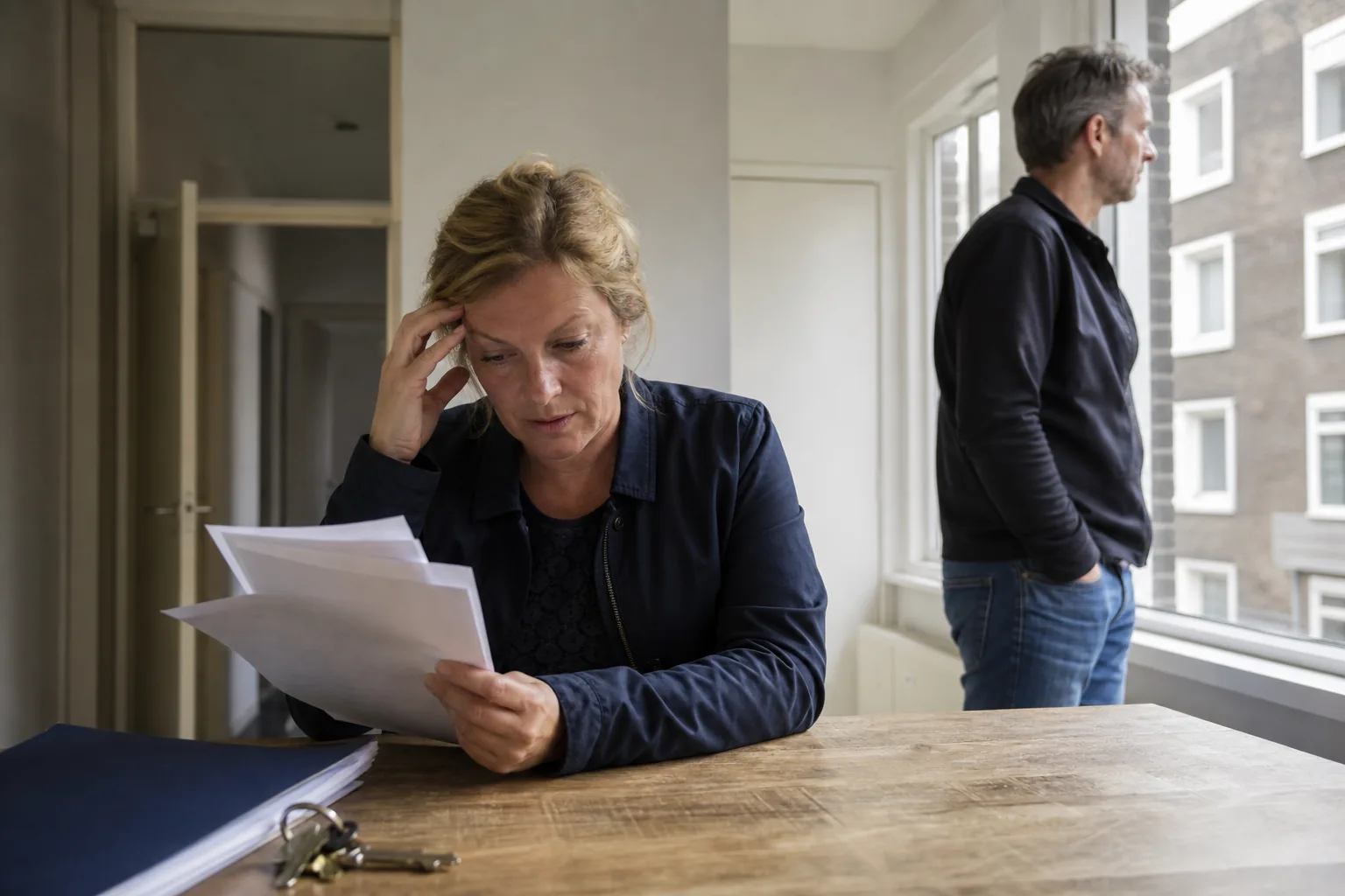 Een Nederlandse woning met sleutels en papieren. Beeld bij het artikel: Waarom lopen besturen het jaar daarna vast op de notulen van de vorige vergadering?